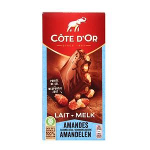 C Te D Or Chocolat Au Lait Pointe De Sel Et Aux Amandes Caram Lis Es