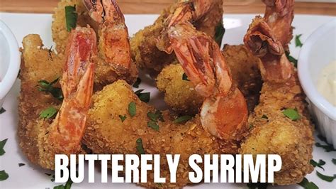 Delicious Butterfly Shrimp Recipe Youtube