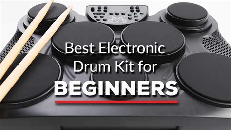 Best Electronic Drum Kit for Beginners (Top 3 Choices)