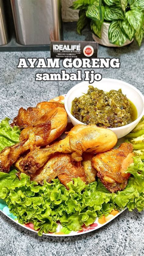 Resep Ayam Goreng Sambal Ijo Dari Dhiahoddie