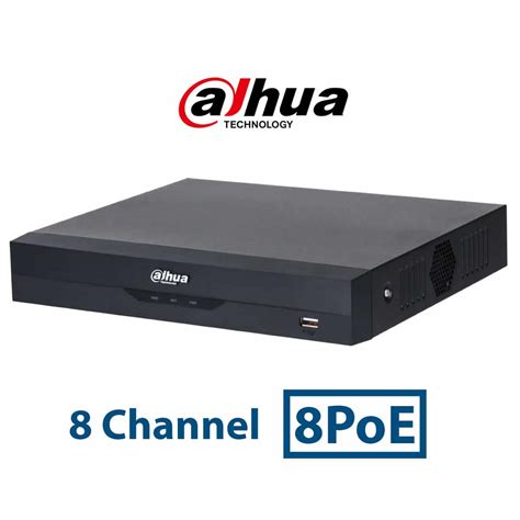 Dahua NVR 8 Channel CCTV 8 PoE Ports WizSense Network Video Recorder