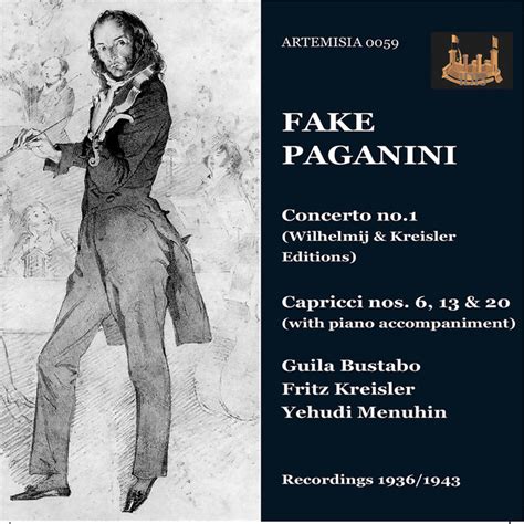 Fake Paganini Recordings Album By Niccol Paganini Spotify