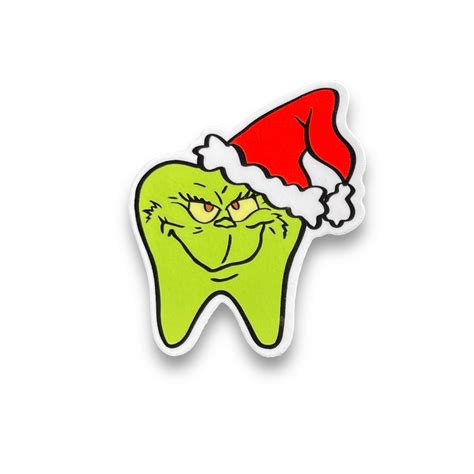 Grinch Tooth Sticker Lovely32