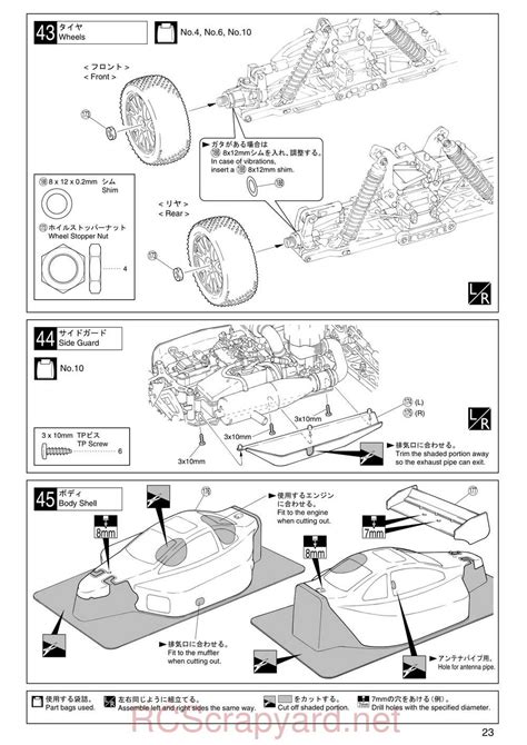 Kyosho Inferno MP 7 5 31081 Manual RCScrapyard Radio Controlled