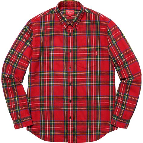 Tartan Flannel Shirt Fall Winter 2017 Supreme