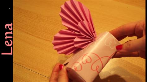 Origami Herz Geschenk Einpacken Mit Wenig Papier Heart Gift Wrapping