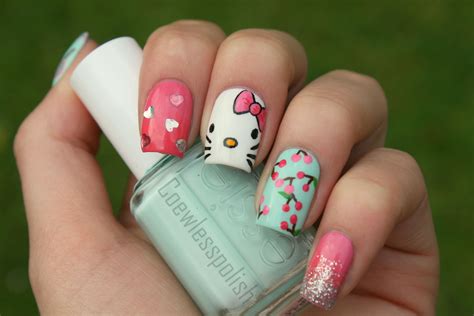 Hello Kitty Nails Art Hello Kitty Nail Polish Hello Kitty Nails