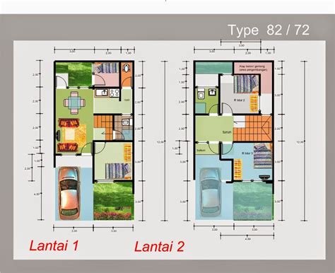 Desain Rumah Luas Tanah M Lantai Homecare