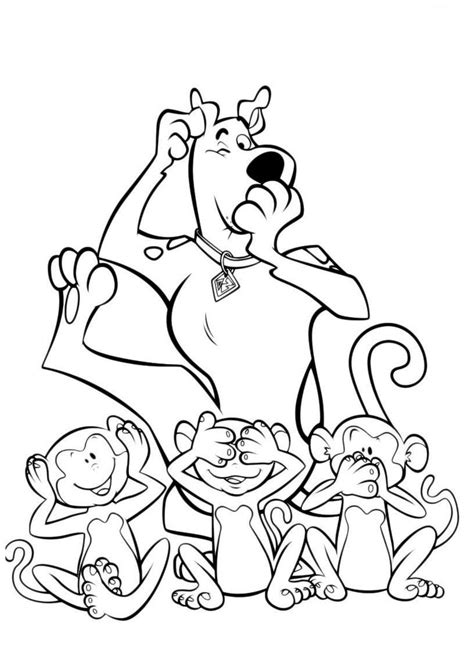 Scooby Doo Coloring Pages Shaggy