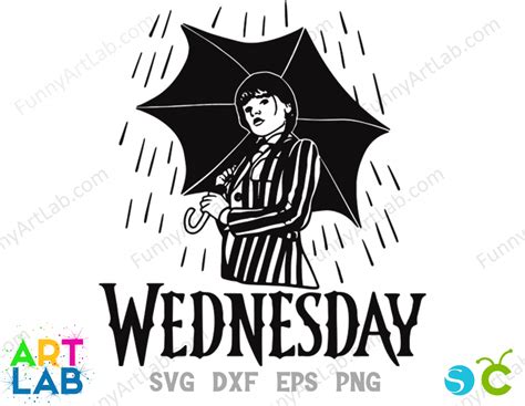 Funny Art Wednesday Bundle License Wednesday Shirt Diy Svg Silhouette