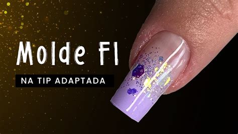 Decoração Encapsulada no Molde F1 Tip Adaptada Unha de Gel YouTube