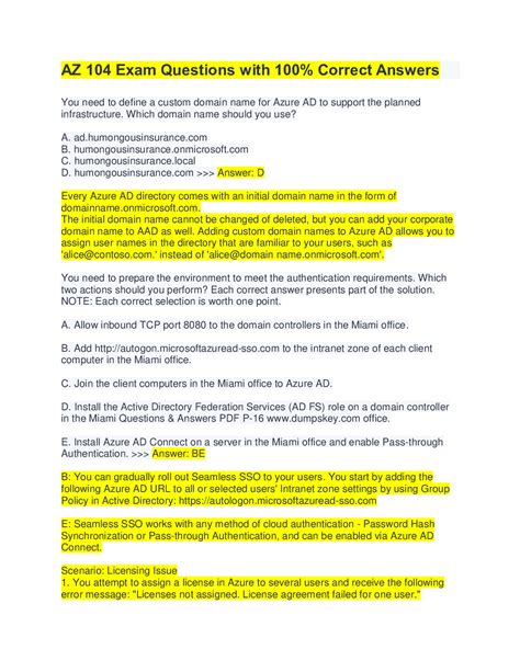 Az Questions And Answers Az Dumps Microsoft Azure Az