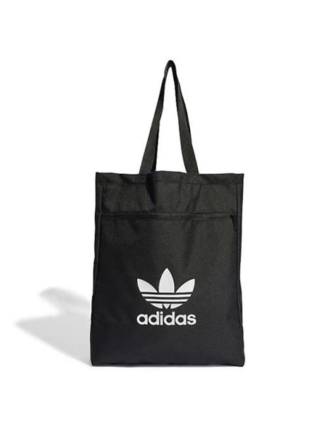 Adidas Originals Trefoil Tote Bag In Black Asos