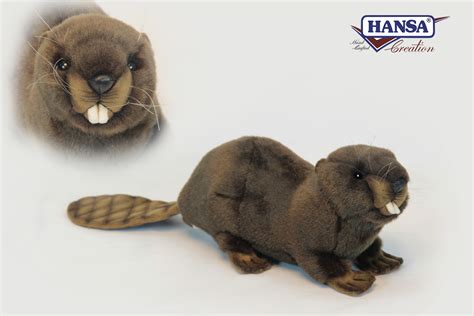 Hansa Beaver 3839 Plush Soft Toy Sold By Lincrafts Established 1993