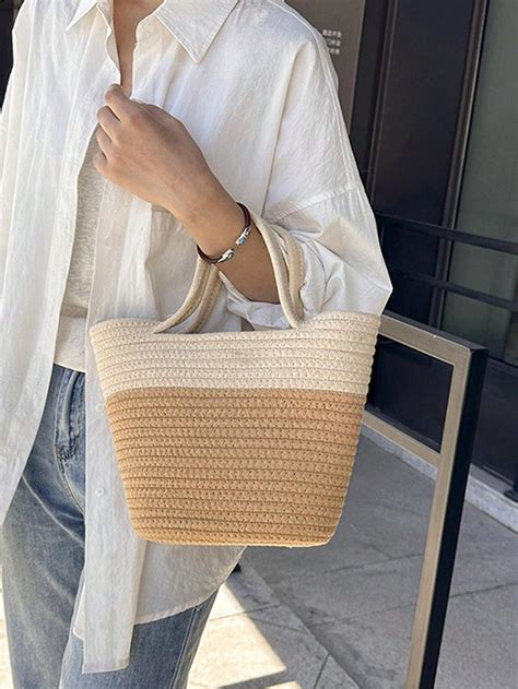 Coréen Ins Rétro Portable Petit Sac Femme 2023 Nouveau Marée Tressé