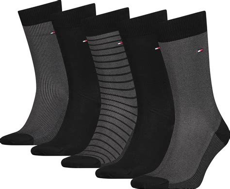 Tommy Hilfiger Men S Socks Gift Box 5 Pack Black Pris