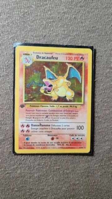 1999 POKEMON FIRECRACKER Charizard Edition 1 Holo Card Base Set 4 102