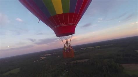 Stunning video of a Hot Air Balloon up close from the air! - YouTube