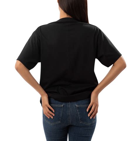 Young Woman In Black Oversize T Shirt Mockup Cutout Png File 12487239 Png