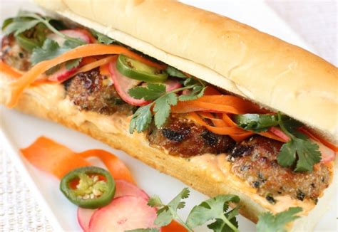 Pork Meatball Bánh Mì Sandwich Daisy S World