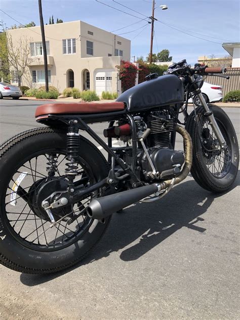 1975 Honda Cb360 Brat Style Cafe Racer Cafe Racer Design Cafe Racer