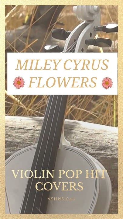 Flowers Miley Cyrus Violin Cover Youtube