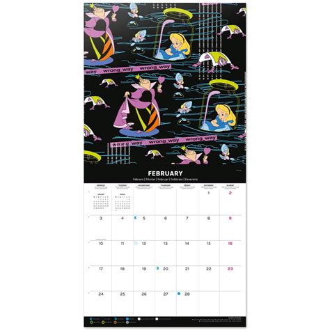 Alice Aux Pays Des Merveilles Calendrier Mural Shopforgeek