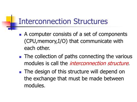 Ppt Interconnection Structures Powerpoint Presentation Free Download