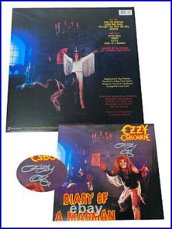 Ozzy Osbourne Signed Diary Of A Madman Album Vinyl Lp Autograph Beckett