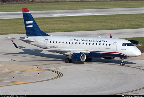 N828MD US Airways Express Embraer ERJ 170SU ERJ 170 100 SU Photo By