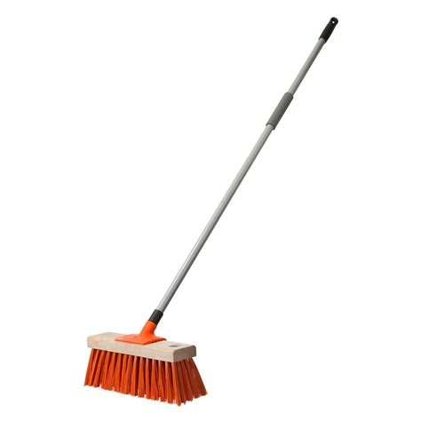 Browns Yard Broom Complete 355mm Orange Mitre10