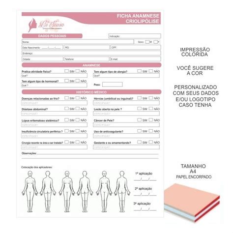 Terminologie Voir Purement Ficha De Anamnese Pdf Embouteillage