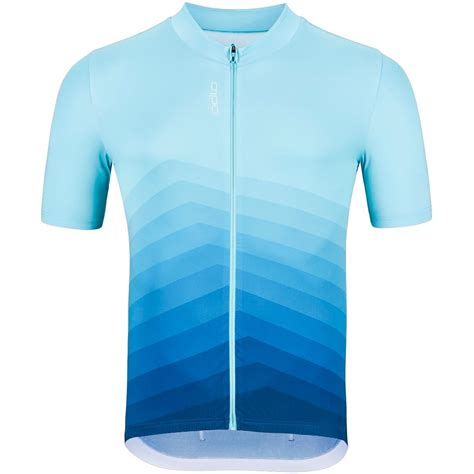 Odlo Gilet Coupe Vent V Lo Homme Essentials Blue Wing Teal Bike