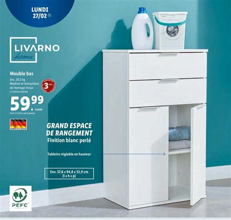 Promo Meuble Bas Livarno Home Chez Lidl ICatalogue Fr