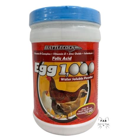 Kg Battlecock Egg Water Soluble Powder Egg Booster Shopee