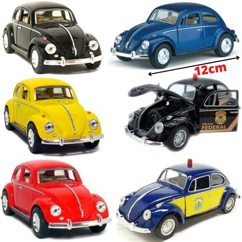 Kit 6 Miniatura Carrinho de Coleção de Ferro a Fricção Carros do Brasil