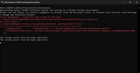 Error On Install Win11 Python Not Found · Issue 7 · Skquarkai