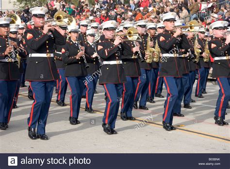 United States Marine Corps Marching Band At The 2008 Tournament Of