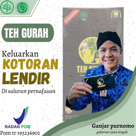 Jual Teh Gurah Nasa Original Penghilang Dahak Lendir Dan Kotoran Di