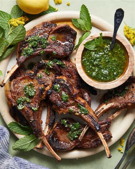 Cast Iron Skillet Lamb Chops Bites With Bri