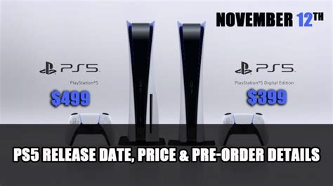 PS5 Release Date Announced: Price, Launch Date, Pre-Orders - Fextralife