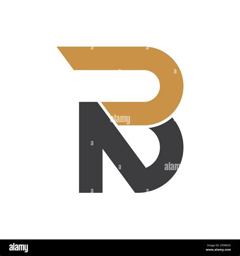 Initial Bn Letter Logo Vector Template Design Creative Abstract Letter