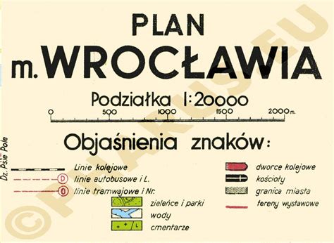 Pharus Pharus Historischer Stadtplan Wrocław 1948 Breslau 1948