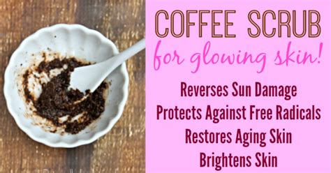 Coffee Scrub And Mask Recipe For Glowing Skin