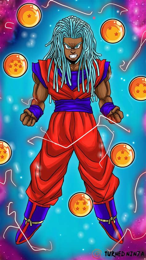 Custom Drawing The Strongest Super Saiyan Blue From Dragon Ball