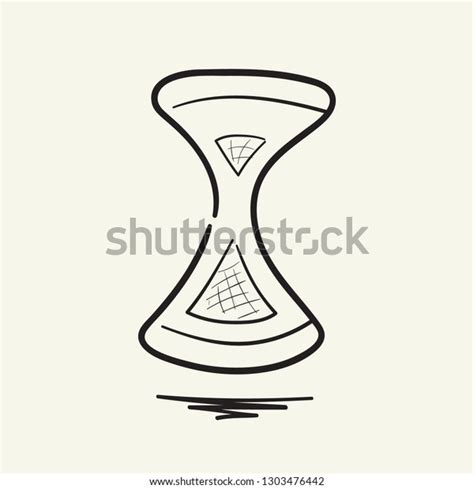 Hand Drawn Hourglass Illustration Stock Vector Royalty Free 1303476442 Shutterstock