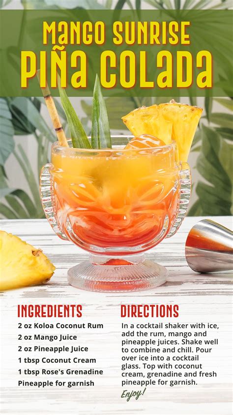 Carnival Cruise Lines Mango Magic Cocktail Recipe Tammilee Tips Artofit