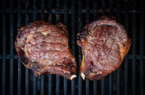 Dry Aged Grass Fed Bone In Rib Steak Flying B Bar Ranch Colorado