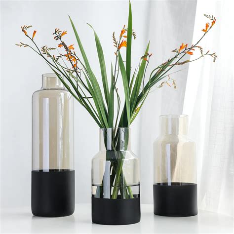 Nordic Glass Vases Ornaments Home Decor Transparent Tabletop Vase