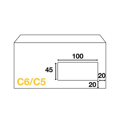 Enveloppes C C M Canisables X Mm Avec Fen Tre